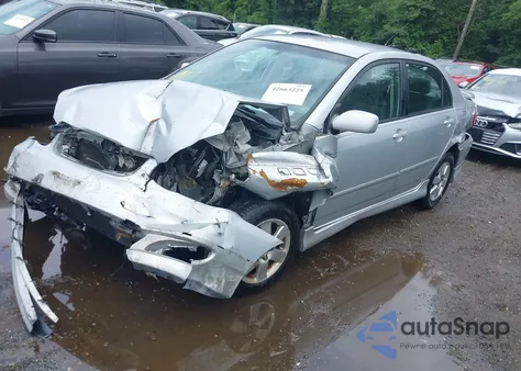 2008 Toyota Corolla S из США, поврежденный, VIN 2T1BR32E78C863856